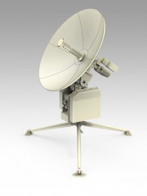 0.6米自动便携式卫星通信天线