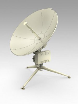 1米自动便携式卫星通信天线