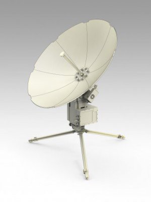 1.2米自动便携式卫星通信天线